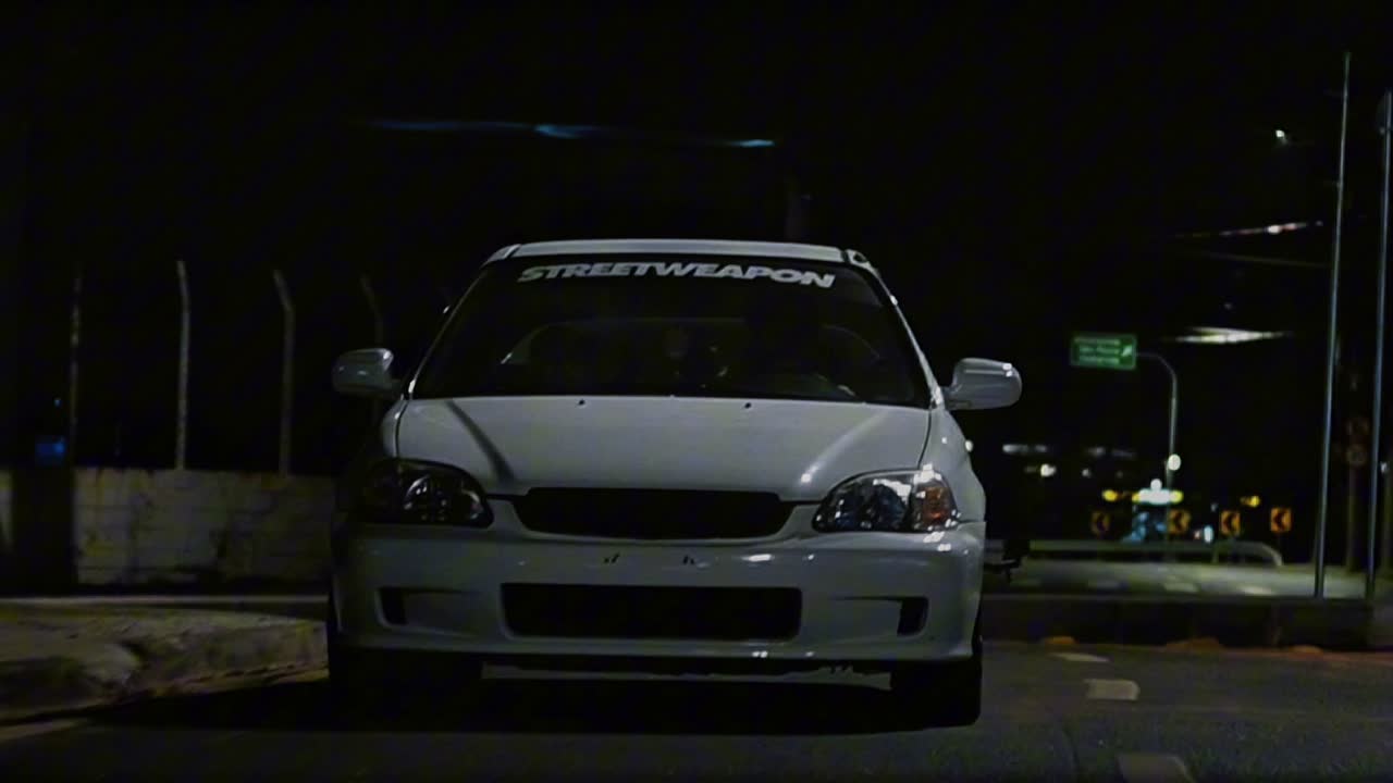 Honda Civic night drives